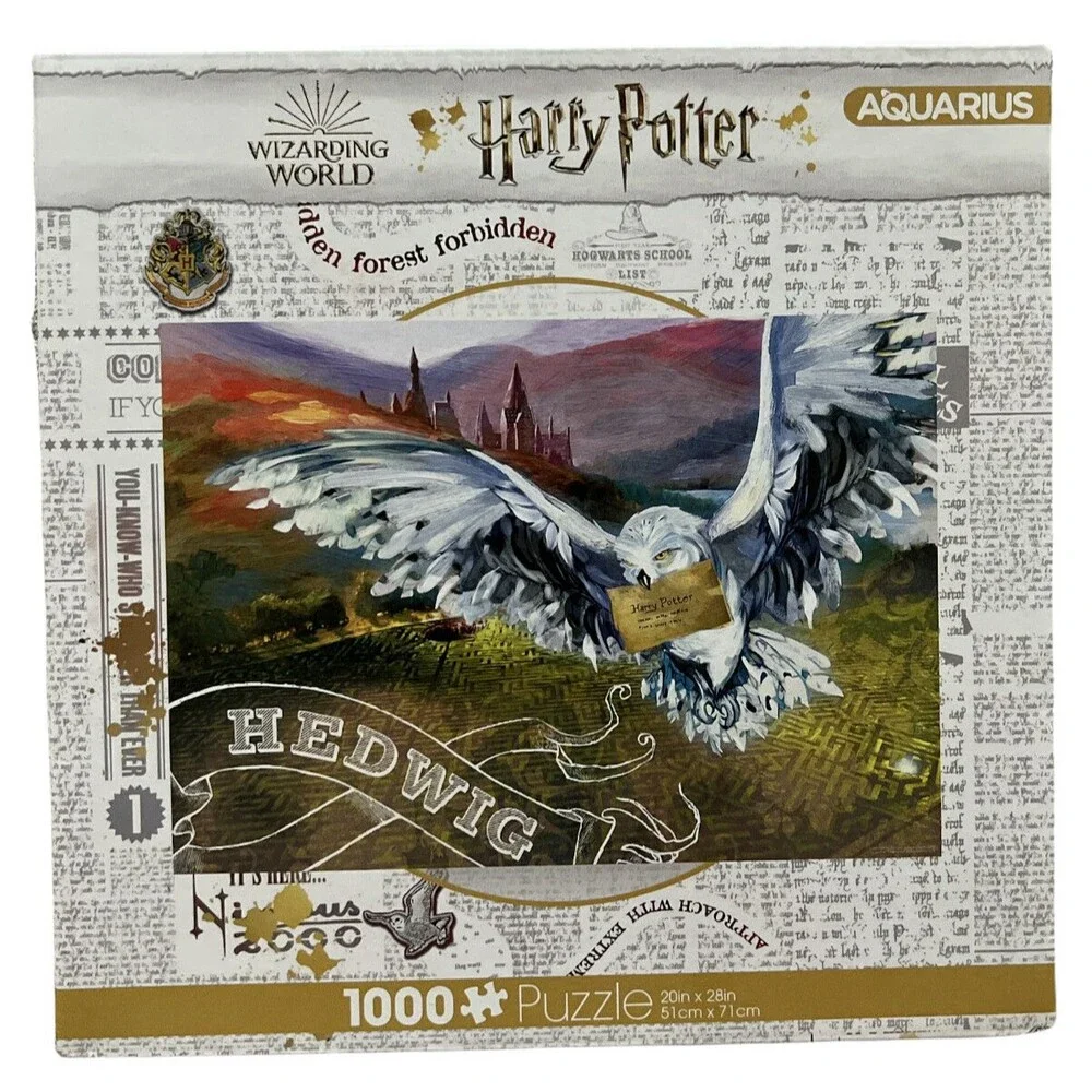 AQUARIUS Harry Potter Puzzle Hedwig 1000 Piece Official Licensed - 20x28 Inches